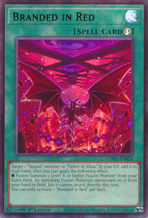 Branded in Red, THE CHRONICLES DECK: The Fallen & The Virtuous (All-Foil Edition) · CH01-EN022