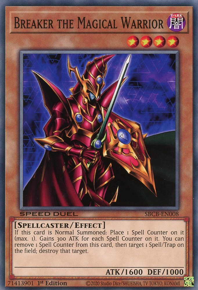 Breaker the Magical Warrior, Speed Duel: Battle City Box · SBCB-EN008