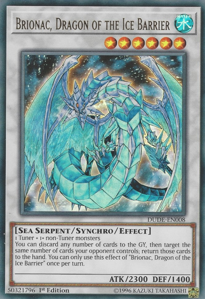 Brionac, Dragon of the Ice Barrier, Duel Devastator · DUDE-EN008