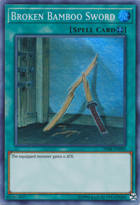 Broken Bamboo Sword, OTS Tournament Pack 8 · OP08-EN009