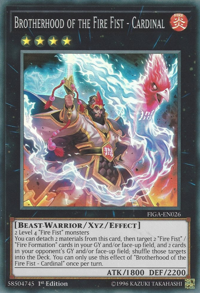 Brotherhood of the Fire Fist - Cardinal, Fists of the Gadgets · FIGA-EN026