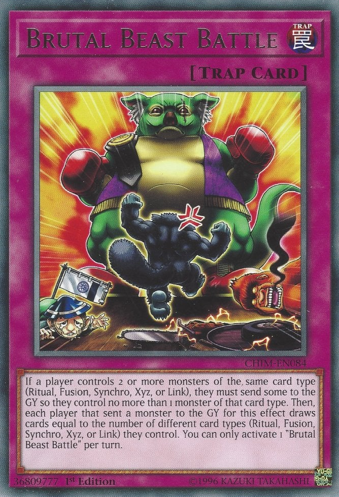 Brutal Beast Battle, Chaos Impact Sneak Peek Participation Card · CHIM-EN084
