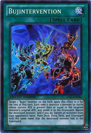 Bujintervention, Legacy of the Valiant Sneak Peek Participation Card · LVAL-ENDE4