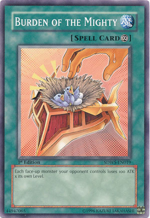 Burden of the Mighty, Warriors' Strike Structure Deck · SDWS-EN019