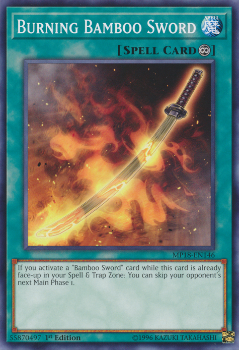 Burning Bamboo Sword, 2018 Mega-Tin Mega Pack · MP18-EN146