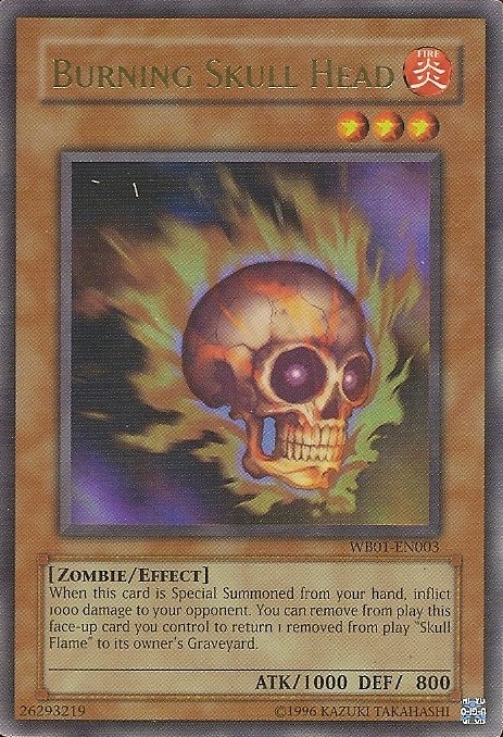 Burning Skull Head, Yu-Gi-Oh! 5D's Wheelie Breakers Promotional Cards · WB01-EN003