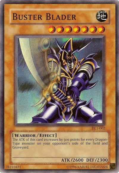 Buster Blader, Duelist League Series 1 participation cards · DL1-002