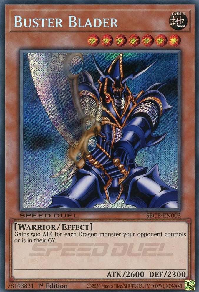 Buster Blader, Speed Duel: Battle City Box · SBCB-EN003
