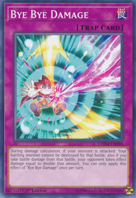 Bye Bye Damage, Chaos Impact Sneak Peek Participation Card · CHIM-EN096
