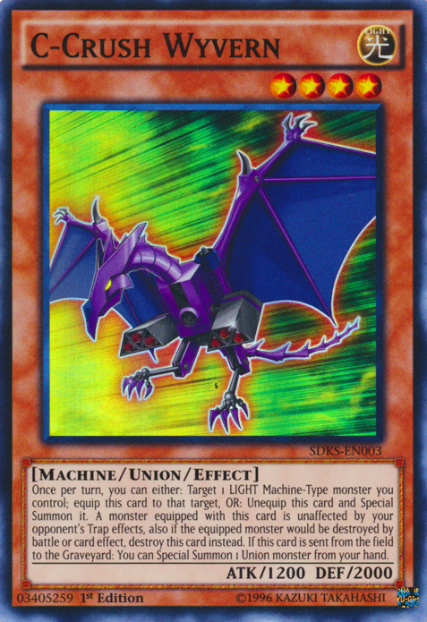 C-Crush Wyvern, Structure Deck: Seto Kaiba · SDKS-EN003