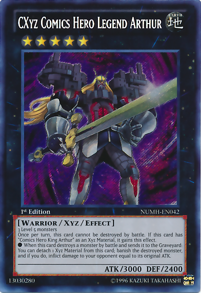 CXyz Comics Hero Legend Arthur, Number Hunters · NUMH-EN042