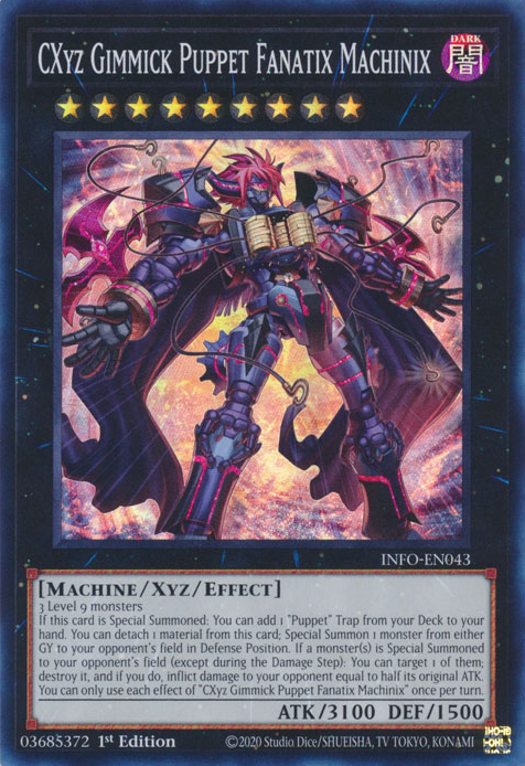 CXyz Gimmick Puppet Fanatix Machinix, The Infinite Forbidden · INFO-EN043
