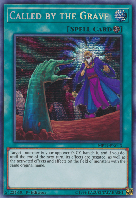 Called by the Grave, 2019 Gold Sarcophagus Tin Mega Pack · MP19-EN043