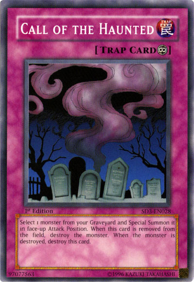 Call of the Haunted, Structure Deck: Blaze of Destruction · SD3-EN028