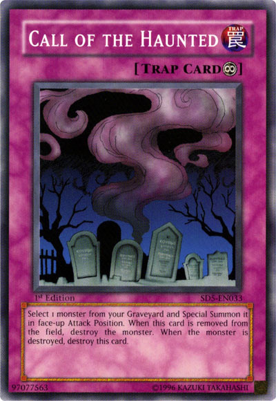 Call of the Haunted, Structure Deck: Warrior's Triumph · SD5-EN033