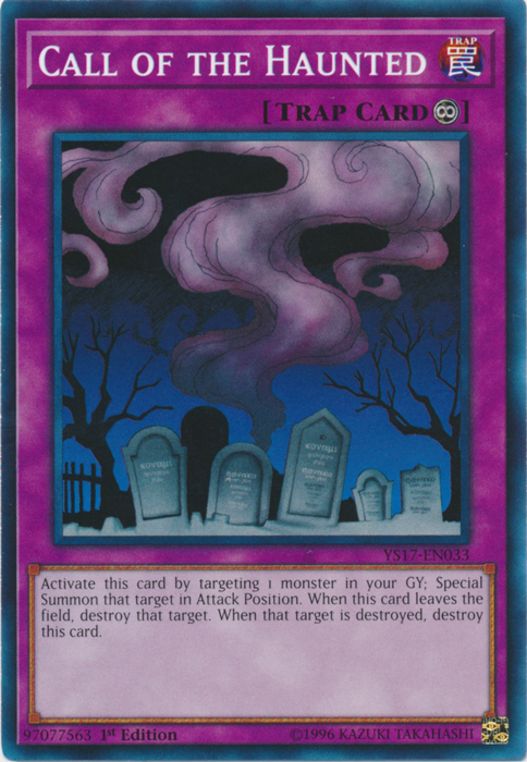 Call of the Haunted, Starter Deck: Link Strike · YS17-EN033