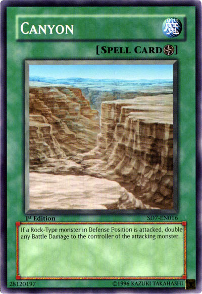 Canyon, Structure Deck: Invincible Fortress · SD7-EN016