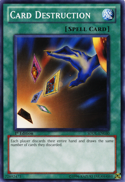 Card Destruction, Dragunity Legion Structure Deck · SDDL-EN030