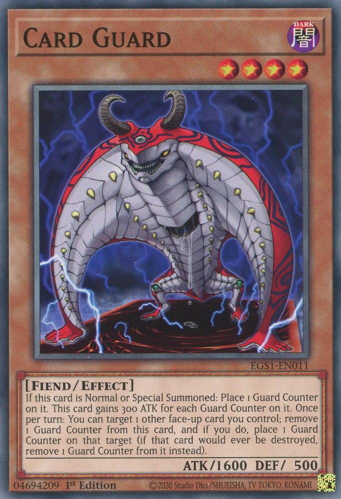 Card Guard, Egyptian God Deck: Slifer the Sky Dragon · EGS1-EN011