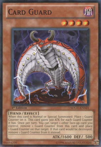 Card Guard, Gates of the Underworld Structure Deck · SDGU-EN021
