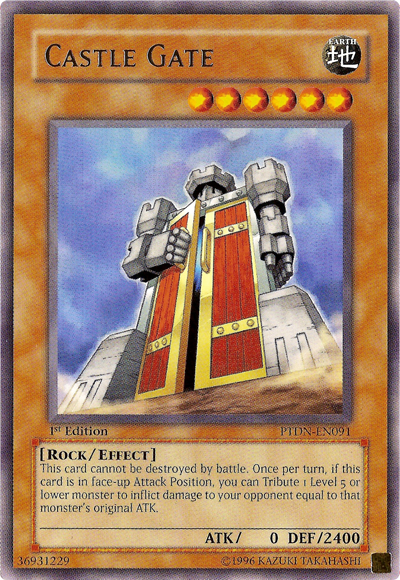 Castle Gate, Phantom Darkness Sneak Peek Participation Card · PTDN-EN091
