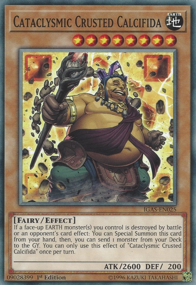 Cataclysmic Crusted Calcifida, Ignition Assault Sneak Peek Participation Card · IGAS-EN025