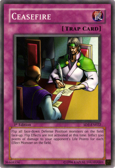 Ceasefire, Structure Deck: Deluxe Edition · SD1-EN022