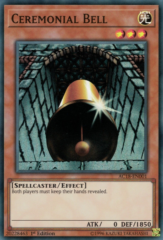Ceremonial Bell, Yu-Gi-Oh! Advent Calendar (2018) · AC18-EN001