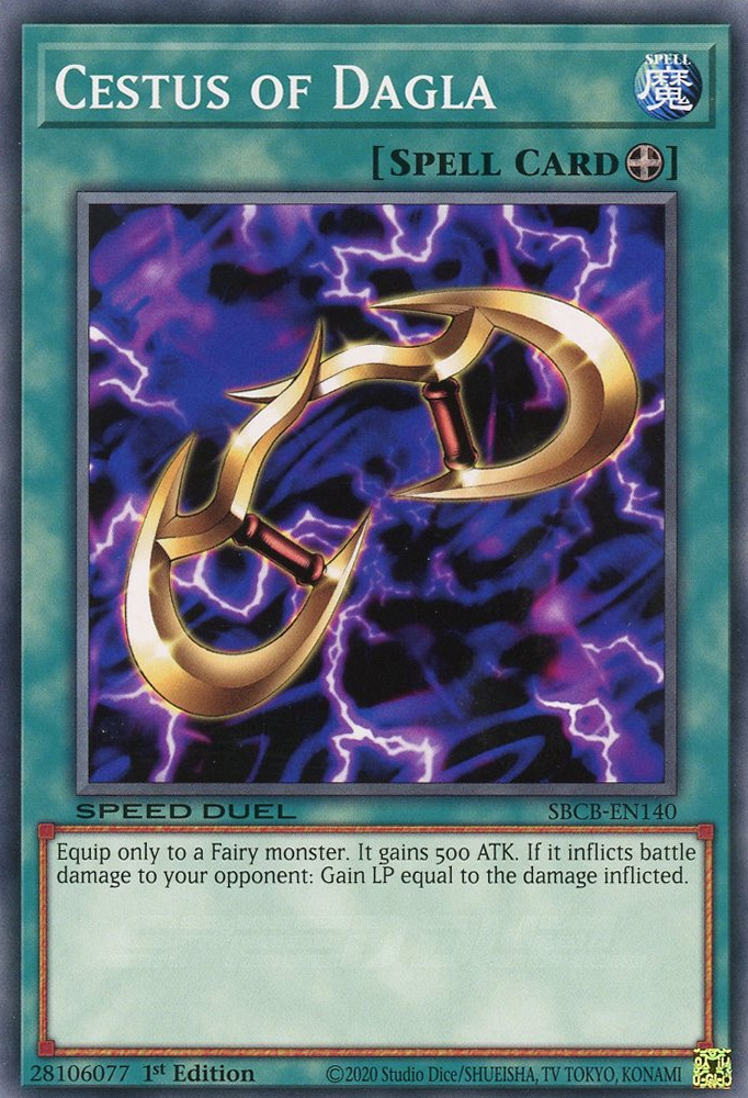 Cestus of Dagla, Speed Duel: Battle City Box · SBCB-EN140