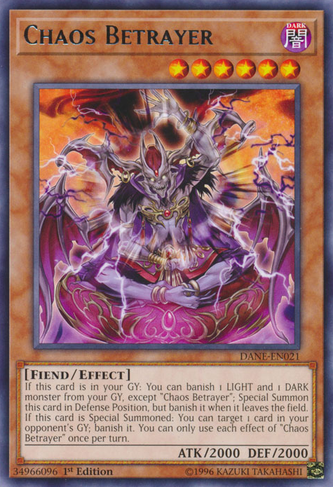 Chaos Betrayer, Dark Neostorm Sneak Peek Participation Card · DANE-EN021
