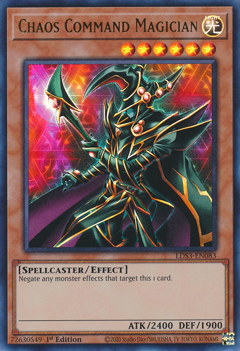 Chaos Command Magician, Legendary Duelists: Season 3 · LDS3-EN083