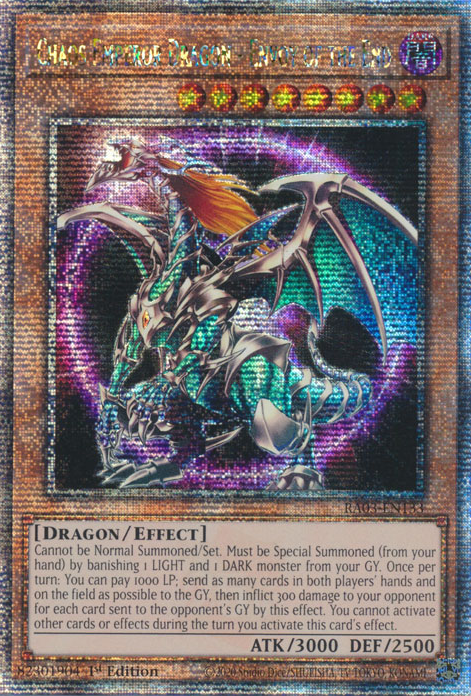 Chaos Emperor Dragon - Envoy of the End, Quarter Century Bonanza · RA03-EN133