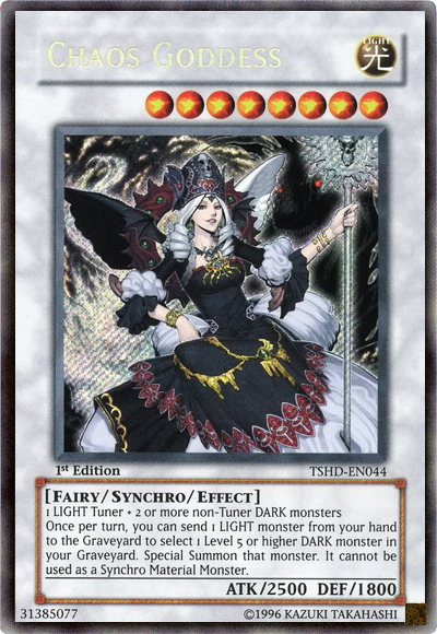 Chaos Goddess, The Shining Darkness Sneak Peek Participation Card · TSHD-EN044