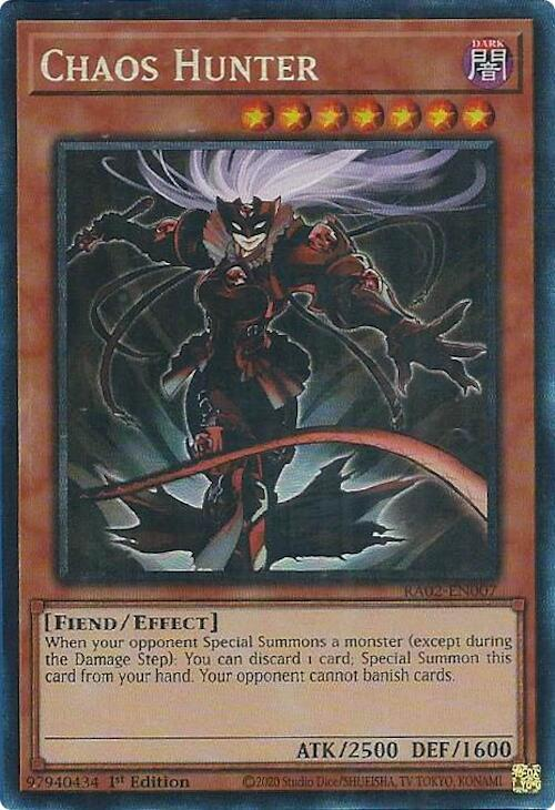 Chaos Hunter, 25th Anniversary Rarity Collection II · RA02-EN007