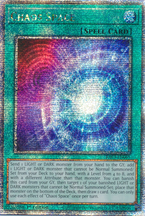 Chaos Space, 25th Anniversary Rarity Collection · RA01-EN065