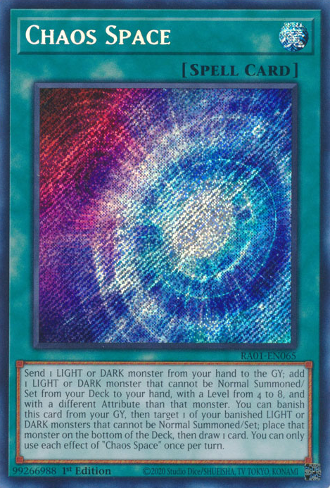 Chaos Space, 25th Anniversary Rarity Collection · RA01-EN065