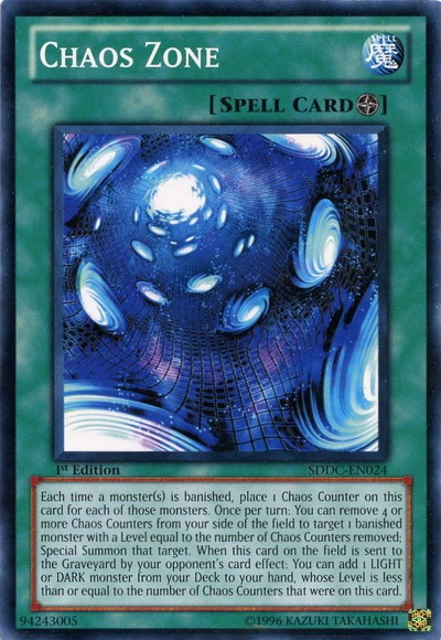 Chaos Zone, Dragons Collide Structure Deck · SDDC-EN024