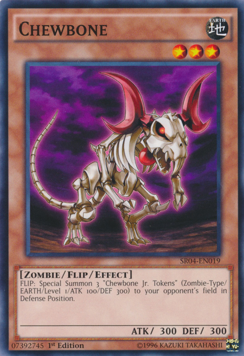 Chewbone, Dinosmasher's Fury Structure Deck · SR04-EN019