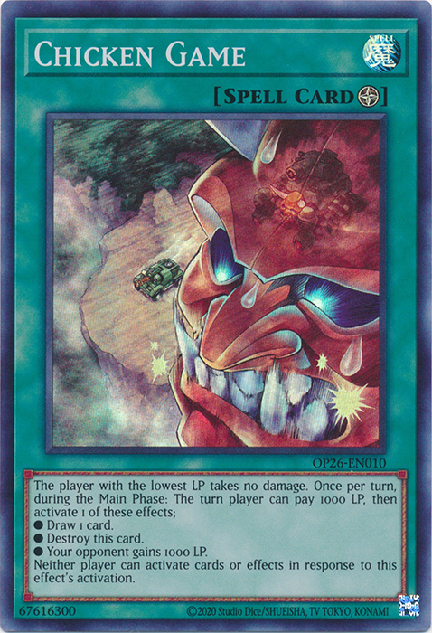Chicken Game, OTS Tournament Pack 26 · OP26-EN010