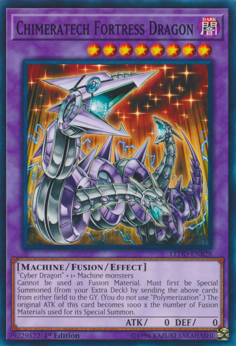 Chimeratech Fortress Dragon, Legendary Dragon Decks · LEDD-ENB28