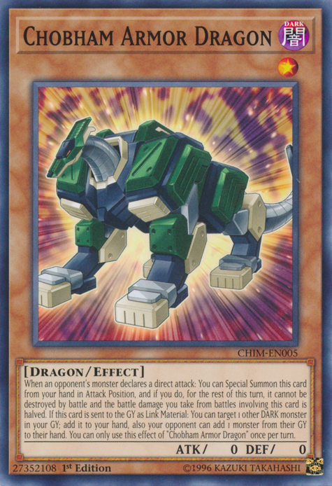 Chobham Armor Dragon, Chaos Impact Sneak Peek Participation Card · CHIM-EN005