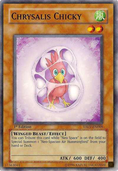 Chrysalis Chicky, Tactical Evolution Sneak Peek Participation Card · TAEV-EN008