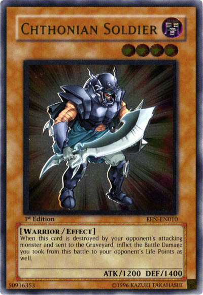 Chthonian Soldier, Elemental Energy · EEN-EN010