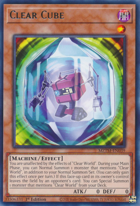 Clear Cube, Maze of the Master · MZTM-EN039