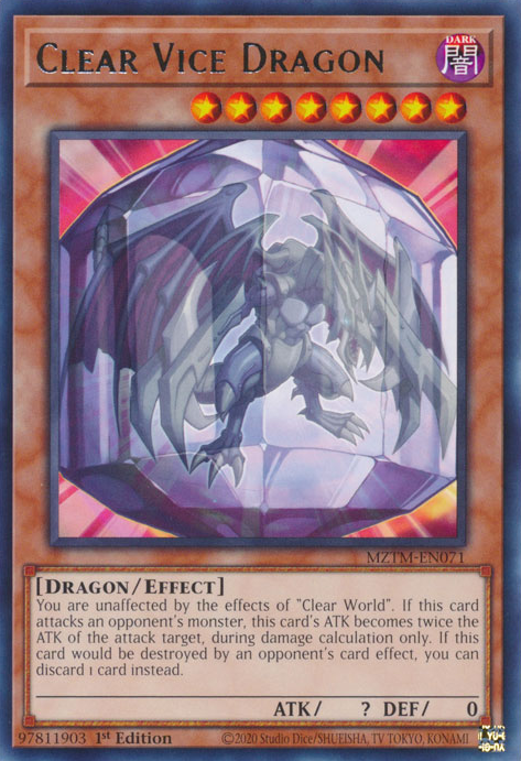 Clear Vice Dragon, Maze of the Master · MZTM-EN071