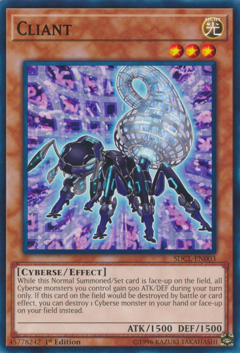 Cliant, Structure Deck: Cyberse Link · SDCL-EN003