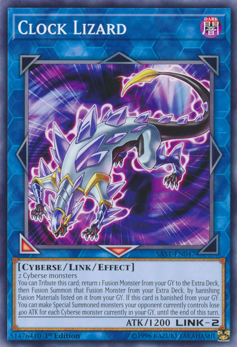 Clock Lizard, Savage Strike Sneak Peek Participation Card · SAST-EN047