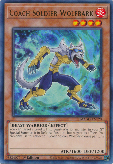 Coach Soldier Wolfbark, Maximum Gold · MAGO-EN120