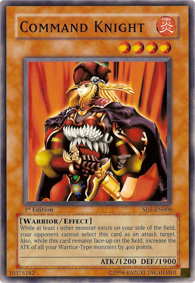 Command Knight, Structure Deck: Warrior's Triumph · SD5-EN008