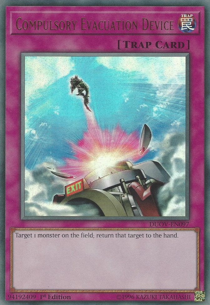 Compulsory Evacuation Device, Duel Overload · DUOV-EN097